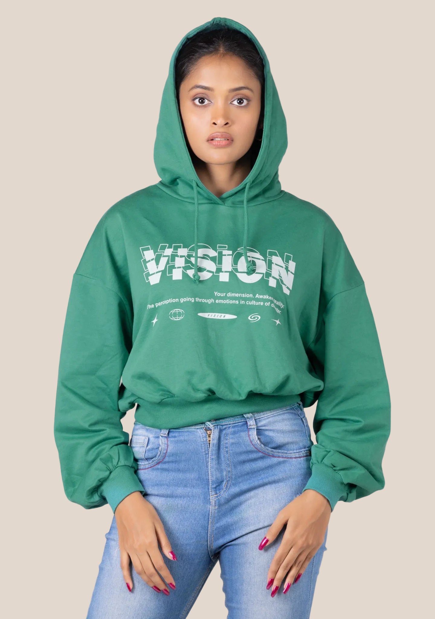 PRIMIUM CROP HOODY