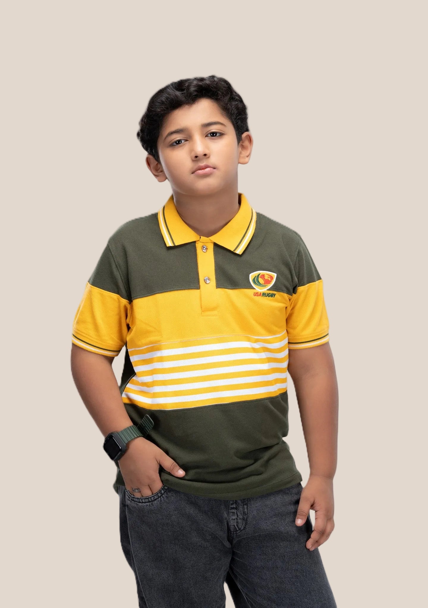COLLAR BOYS TSHIRT